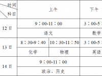 攀枝花2021年中考是多久