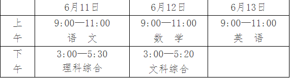 遂宁2022年中考时间表