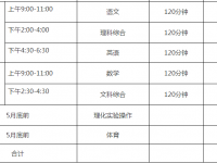 巴中2022年中考考试时间